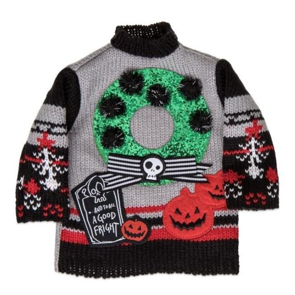 Disney Store Nightmare Before Christmas Holiday Bottle Sweater - Picture 2 of 3